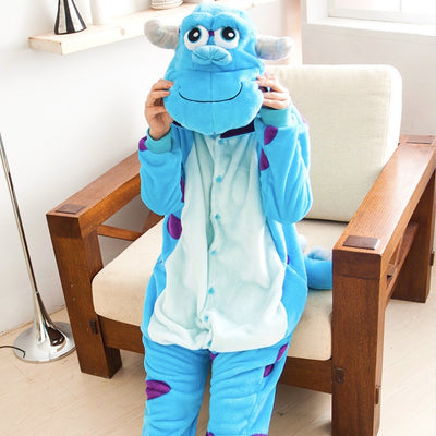 Blue Monster University Adults Onesies Costume