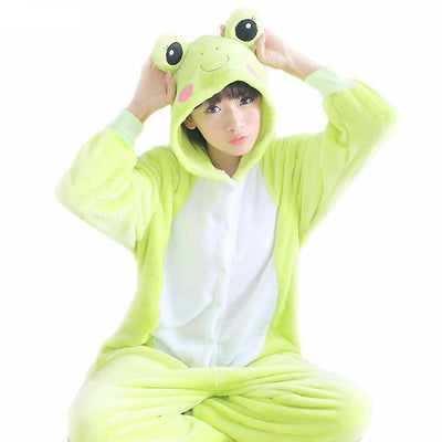 Frog Animal Pajamas Onesie For Adults