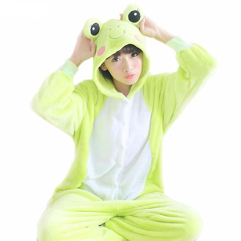 Frog Animal Pajamas Onesie For Adults