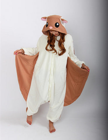 Flying Squirrel Onesies Pajama Sleepwear