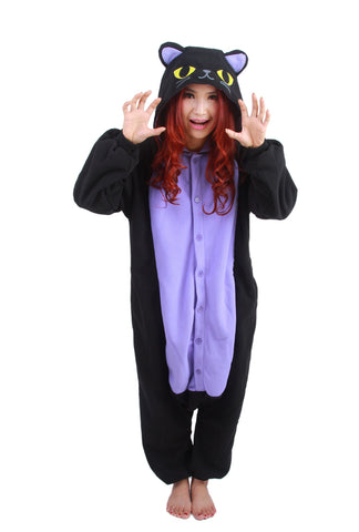 The Midnight Cat Onesie Cosplay Costume Pajama
