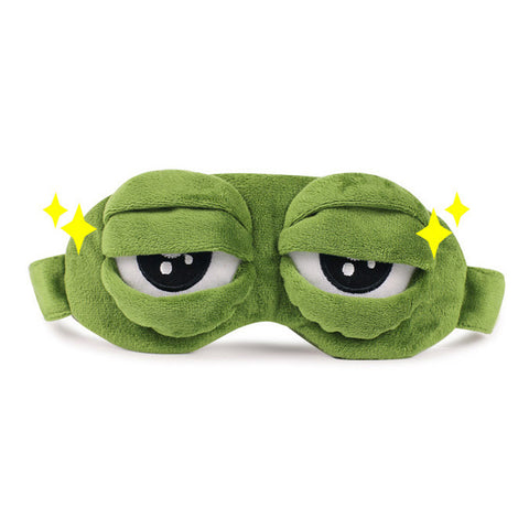 Funny Creative Pepe the Frog Sleeping Eye Mask