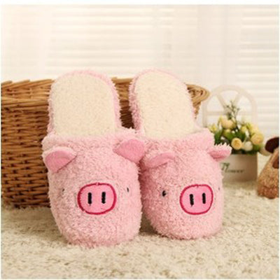 Pig Cute Cotton Fabric Home Slippers