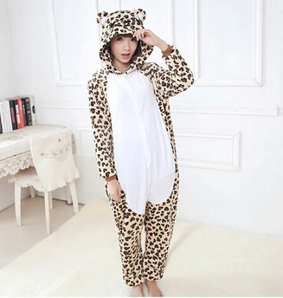 Animal Leopard Onesies Cosplay Costume